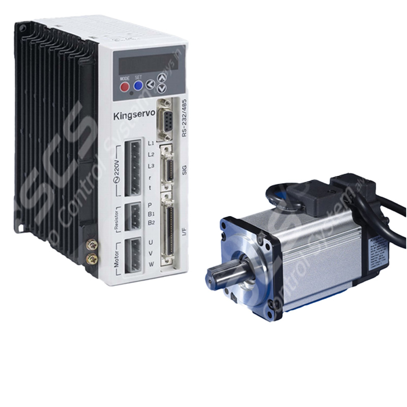 پکیج سرو موتور و سرو درایو 400وات کینگ سرو / KING SERVO